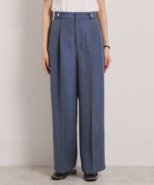 ITS'DEMO / イッツデモ パンツ | デニム風ワイドパンツ | 詳細9