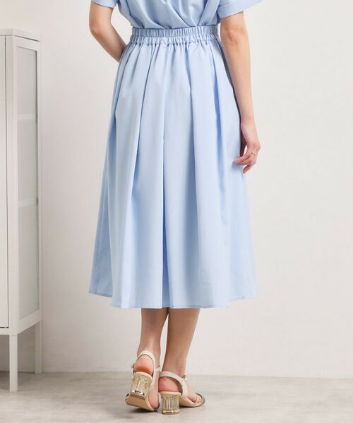 ITS'DEMO / イッツデモ スカート | 【UVケア／洗濯機OK／イージーケア】麻調合繊タックスカート | 詳細21