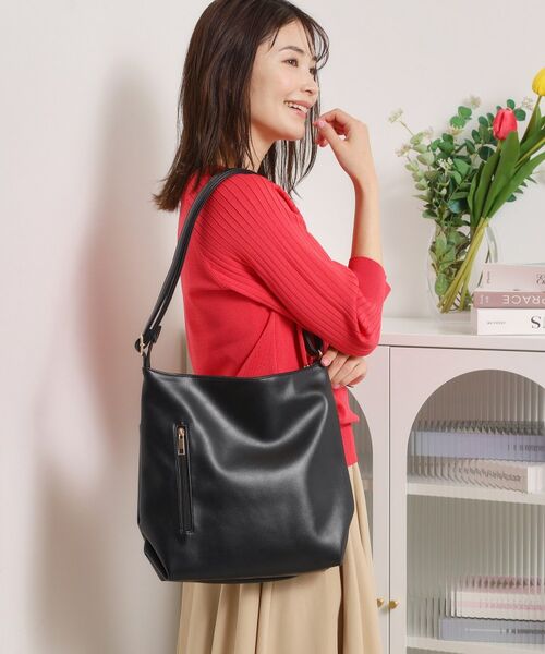 ITS'DEMO / イッツデモ ショルダーバッグ | 合皮縦型ショルダー | 詳細1