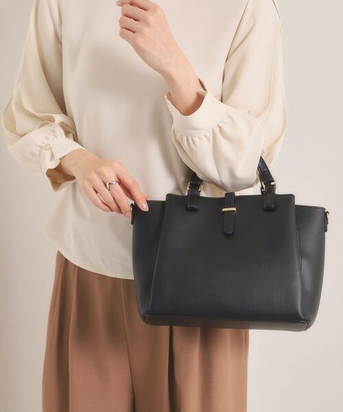 ITS'DEMO / イッツデモ トートバッグ | ＜かるバッグ＞2WAYトート（ブラック(019)）