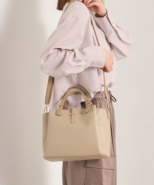 ITS'DEMO / イッツデモ トートバッグ | ＜かるバッグ＞2WAYトート（ベージュ(052)）