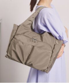 ITS'DEMO / イッツデモ トートバッグ | 【11ポケット】裏地ストライプトート