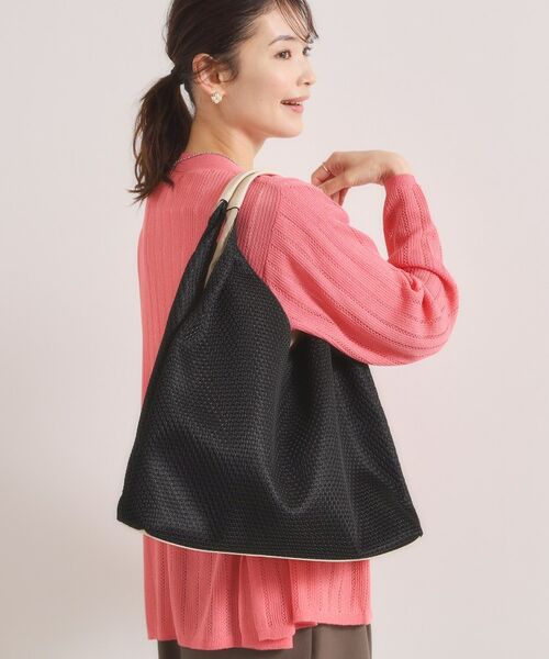 ITS'DEMO / イッツデモ トートバッグ | コード編みトート | 詳細1