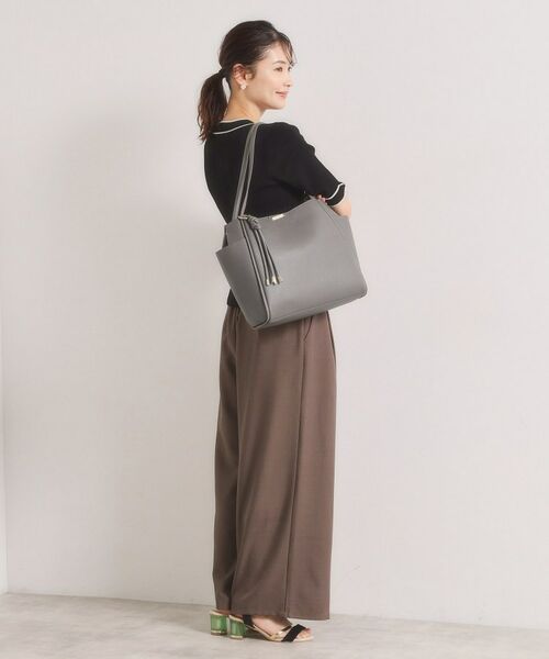 ITS'DEMO / イッツデモ トートバッグ | タッセル付変形A4トート | 詳細2