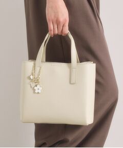 ITS'DEMO / イッツデモ トートバッグ | フラワーチャーム付2WAYトート