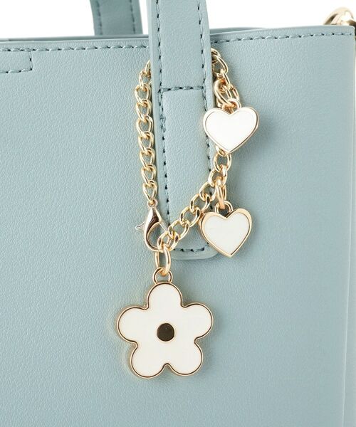 ITS'DEMO / イッツデモ ハンドバッグ | フラワーチャーム付2WAYトート | 詳細24