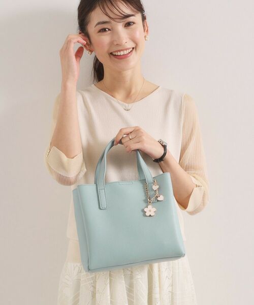 ITS'DEMO / イッツデモ トートバッグ | フラワーチャーム付2WAYトート | 詳細5