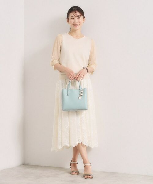 ITS'DEMO / イッツデモ トートバッグ | フラワーチャーム付2WAYトート | 詳細6