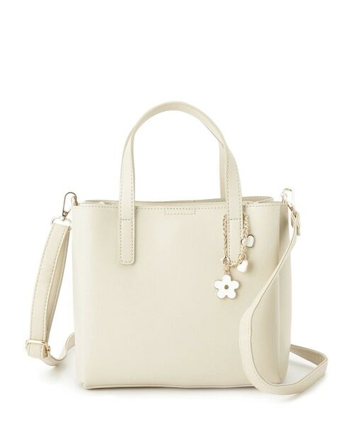 ITS'DEMO / イッツデモ トートバッグ | フラワーチャーム付2WAYトート | 詳細7