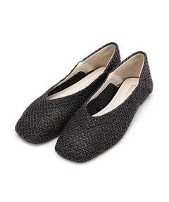 ITS'DEMO / イッツデモ パンプス | 【3E幅】スクエアフラットパンプス