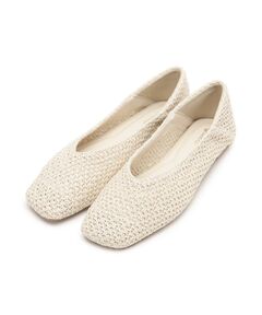 ITS'DEMO / イッツデモ パンプス | 【3E幅】スクエアフラットパンプス