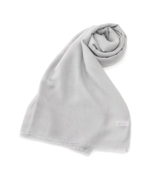 ITS'DEMO / イッツデモ マフラー・ショール・スヌード・ストール | カラーラージストール（グレー(012)）