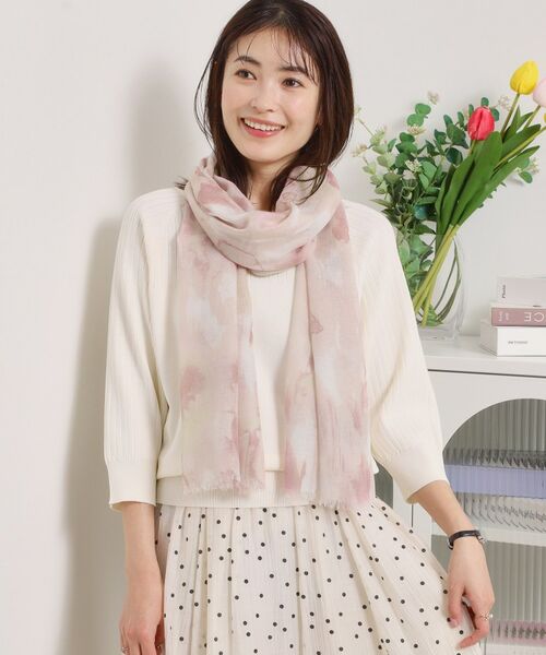 ITS'DEMO / イッツデモ マフラー・ショール・スヌード・ストール | フラワーデザインストール | 詳細5