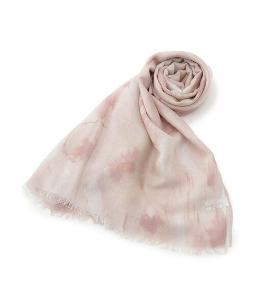 ITS'DEMO / イッツデモ マフラー・ショール・スヌード・ストール | フラワーデザインストール（ピンク(172)）