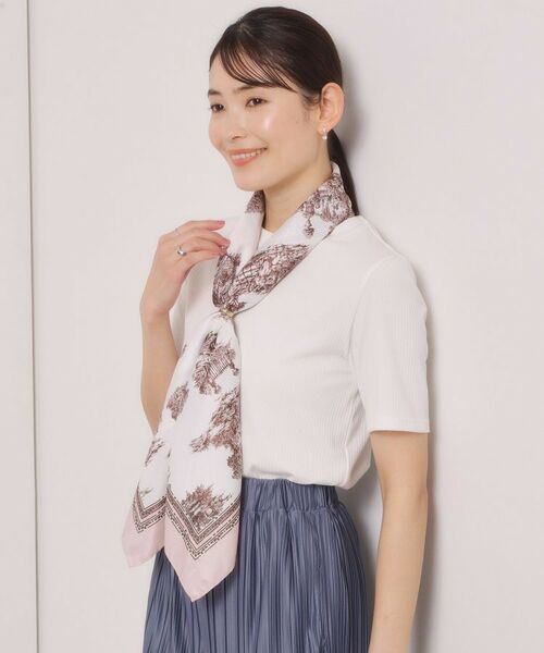 ITS'DEMO / イッツデモ バンダナ・スカーフ | トワルドジュイ柄スカーフ | 詳細3