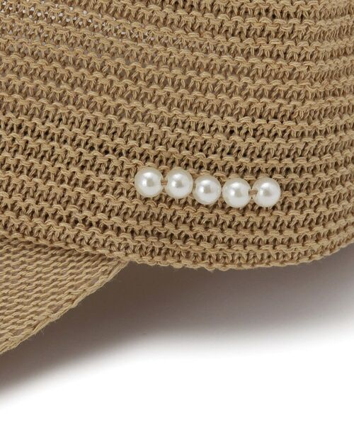 ITS'DEMO / イッツデモ キャップ | パール調デザインキャップ | 詳細7