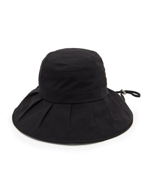 ITS'DEMO / イッツデモ ハット | 【冷感／UV／抗菌】遮光クールギャザーハット（ブラック(019)）
