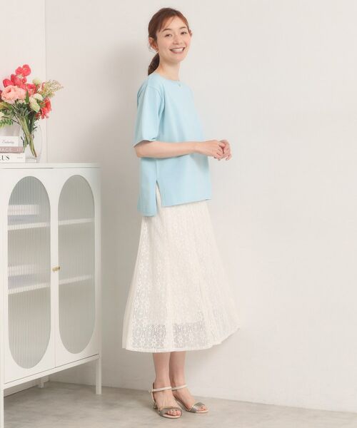 ITS'DEMO / イッツデモ ニット・セーター | 【遮熱／接触冷感／手洗い可】5分袖サマーニットT | 詳細11