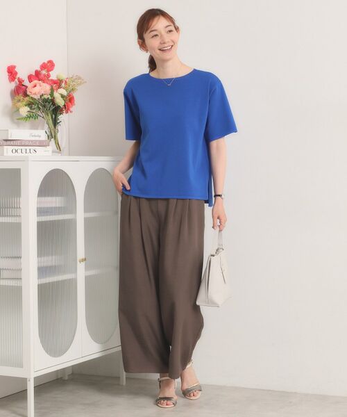 ITS'DEMO / イッツデモ ニット・セーター | 【遮熱／接触冷感／手洗い可】5分袖サマーニットT | 詳細15