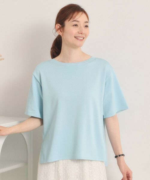 ITS'DEMO / イッツデモ ニット・セーター | 【遮熱／接触冷感／手洗い可】5分袖サマーニットT | 詳細17