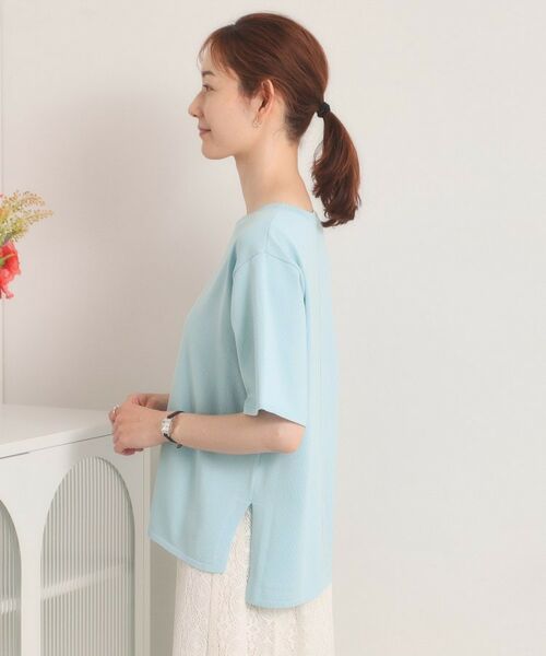 ITS'DEMO / イッツデモ ニット・セーター | 【遮熱／接触冷感／手洗い可】5分袖サマーニットT | 詳細18