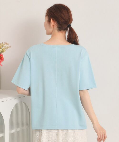 ITS'DEMO / イッツデモ ニット・セーター | 【遮熱／接触冷感／手洗い可】5分袖サマーニットT | 詳細19