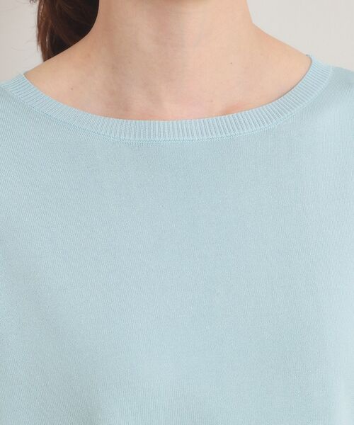 ITS'DEMO / イッツデモ ニット・セーター | 【遮熱／接触冷感／手洗い可】5分袖サマーニットT | 詳細20