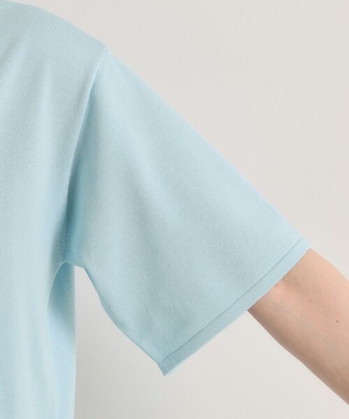ITS'DEMO / イッツデモ ニット・セーター | 【遮熱／接触冷感／手洗い可】5分袖サマーニットT | 詳細21