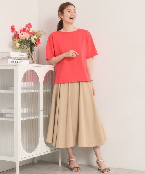 ITS'DEMO / イッツデモ ニット・セーター | 【遮熱／接触冷感／手洗い可】5分袖サマーニットT | 詳細7