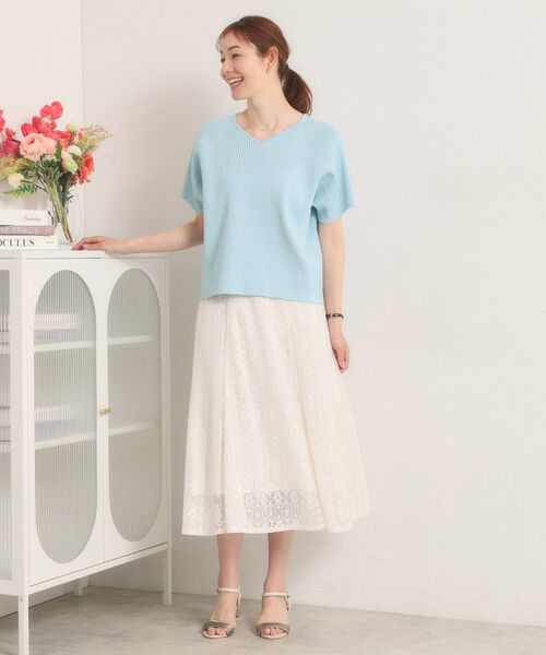 ITS'DEMO / イッツデモ ニット・セーター | 【遮熱／接触冷感／手洗い可】Vネックサマーニット | 詳細13