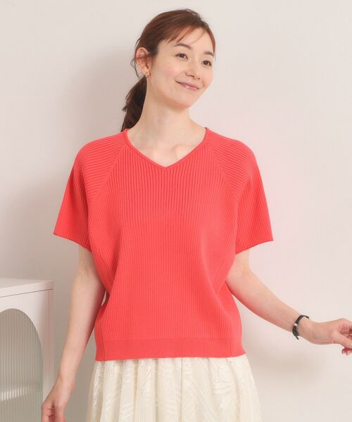 ITS'DEMO / イッツデモ ニット・セーター | 【遮熱／接触冷感／手洗い可】Vネックサマーニット | 詳細19