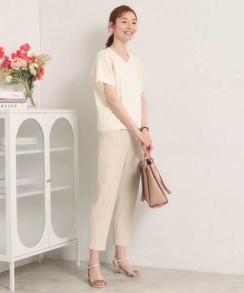 ITS'DEMO / イッツデモ ニット・セーター | 【遮熱／接触冷感／手洗い可】Vネックサマーニット | 詳細5