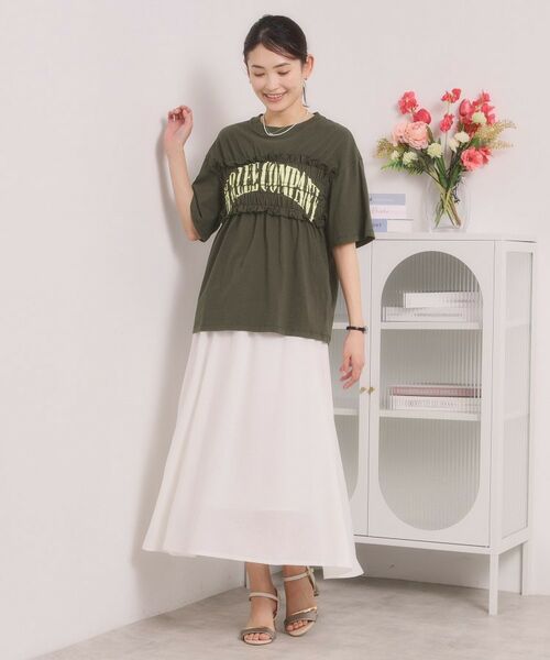 ITS'DEMO / イッツデモ カットソー | ＜Lee＞ SHIRRING TEE | 詳細10