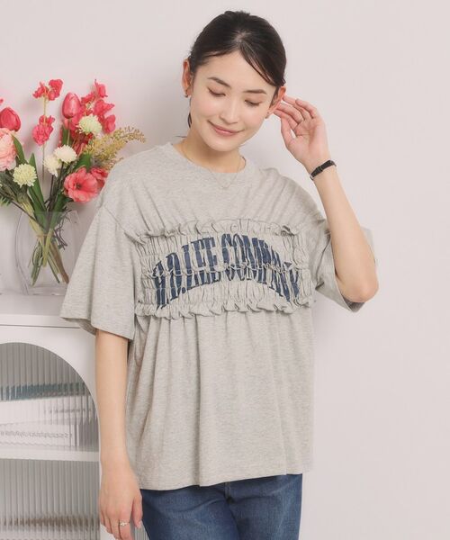 ITS'DEMO / イッツデモ カットソー | ＜Lee＞ SHIRRING TEE | 詳細5