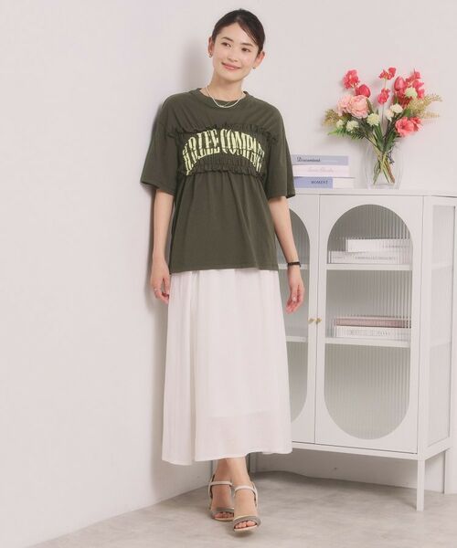 ITS'DEMO / イッツデモ カットソー | ＜Lee＞ SHIRRING TEE | 詳細9