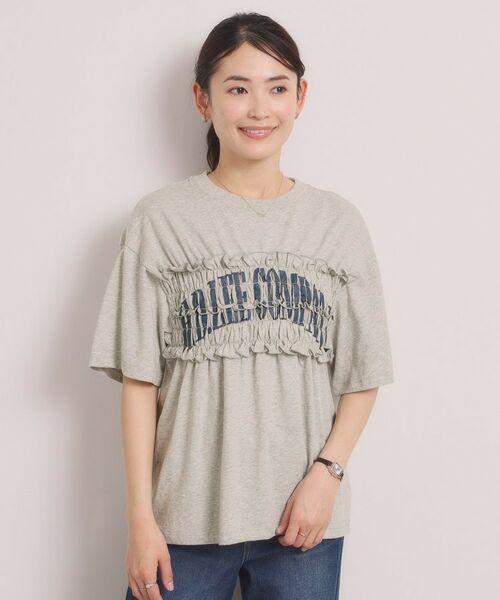 ITS'DEMO / イッツデモ カットソー | ＜Lee＞ SHIRRING TEE（グレー(012)）