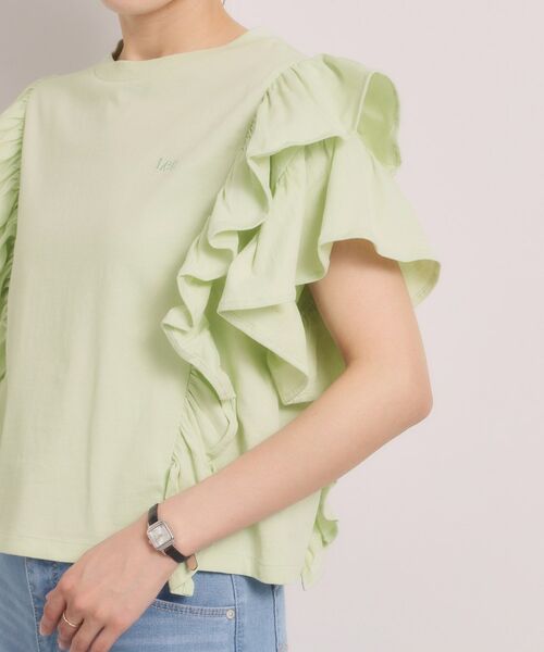 ITS'DEMO / イッツデモ カットソー | ＜Lee＞ RUFFLESLEEVES TEE | 詳細17