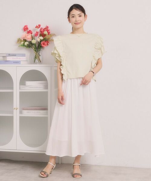 ITS'DEMO / イッツデモ カットソー | ＜Lee＞ RUFFLESLEEVES TEE | 詳細3