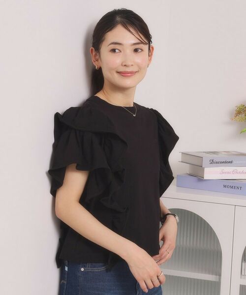 ITS'DEMO / イッツデモ カットソー | ＜Lee＞ RUFFLESLEEVES TEE | 詳細5