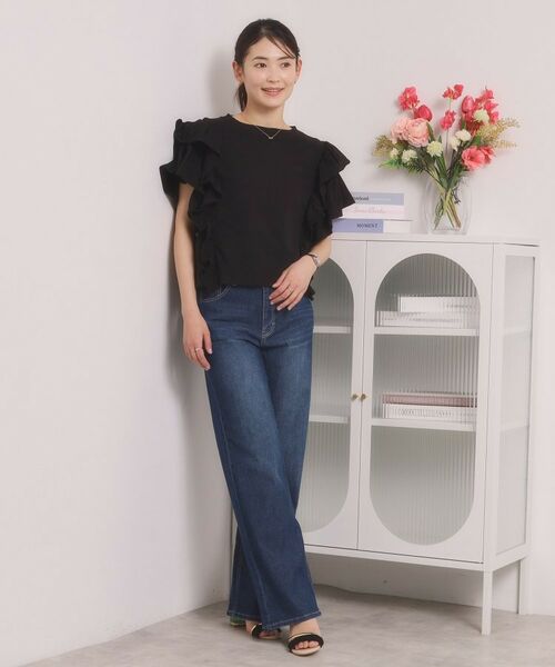 ITS'DEMO / イッツデモ カットソー | ＜Lee＞ RUFFLESLEEVES TEE | 詳細6