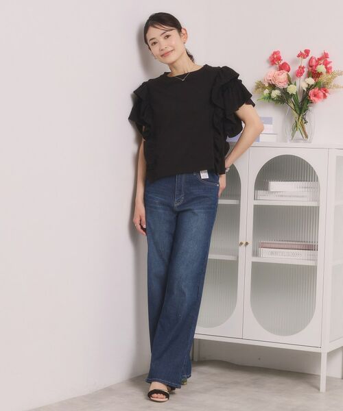 ITS'DEMO / イッツデモ カットソー | ＜Lee＞ RUFFLESLEEVES TEE | 詳細7