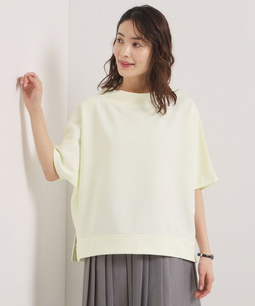 ITS'DEMO / イッツデモ カットソー | 【洗濯機OK】ミニ裏毛ドルマントップス（アイボリー(004)）