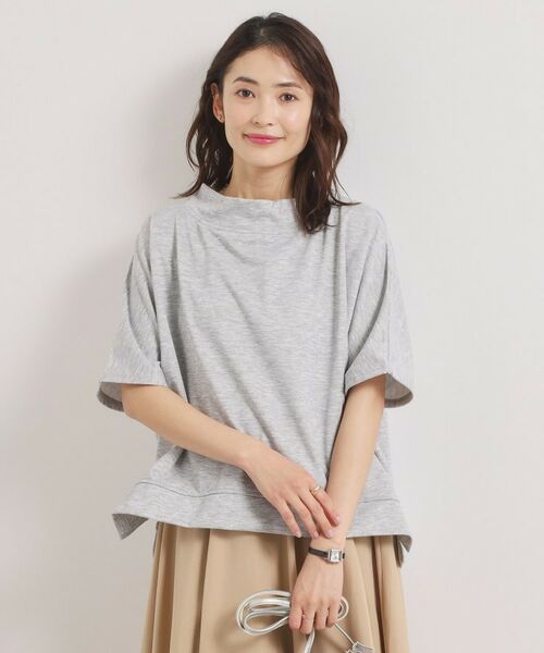 ITS'DEMO / イッツデモ カットソー | 【洗濯機OK】ミニ裏毛ドルマントップス（グレー(012)）