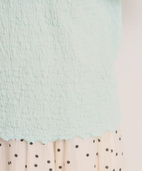 ITS'DEMO / イッツデモ カットソー | シャーリング5分袖プルオーバー | 詳細18