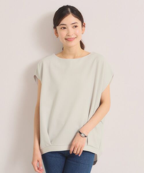 ITS'DEMO / イッツデモ カットソー | カットカルゼプルオーバー（ライトグレー(011)）