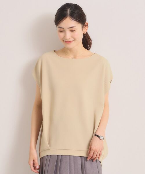 ITS'DEMO / イッツデモ カットソー | カットカルゼプルオーバー（ライトベージュ(051)）