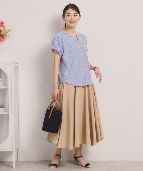 ITS'DEMO / イッツデモ カットソー | カットサッカー前開きトップス | 詳細14