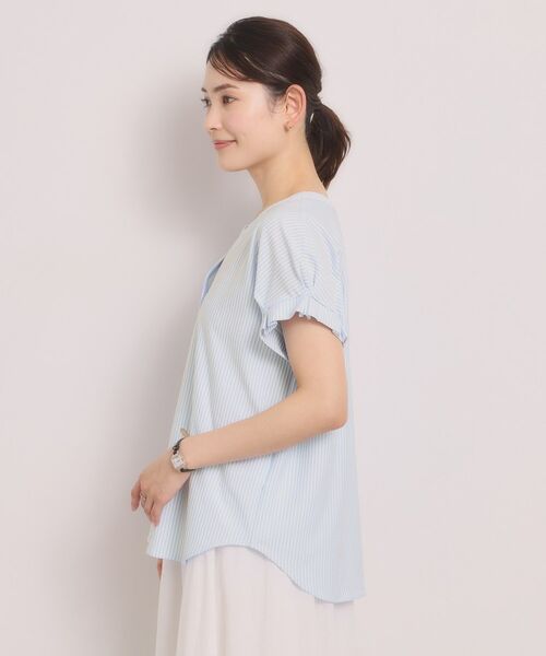 ITS'DEMO / イッツデモ カットソー | カットサッカー前開きトップス | 詳細18