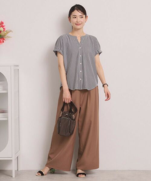 ITS'DEMO / イッツデモ カットソー | カットサッカー前開きトップス | 詳細2