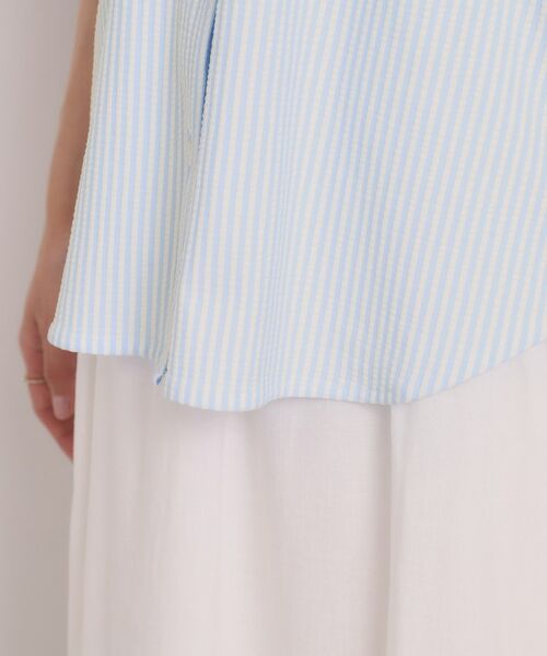 ITS'DEMO / イッツデモ カットソー | カットサッカー前開きトップス | 詳細22